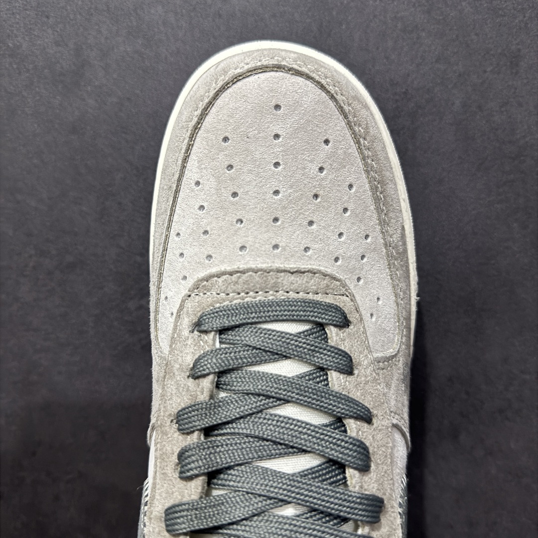 图片[8]-【定制版】Nk Air Force 1\’07 Low 暴力熊联名 灰刺绣勾 空军一号低帮休闲板鞋  #原楦头原纸板 原装鞋盒 定制五金配件 内置全掌气垫 原厂鞋底  货号：KK1988-047 尺码：36 36.5 37 38 38.5 39 40 40.5 41 42 42.5 43 44 44.5 45-选品中心
