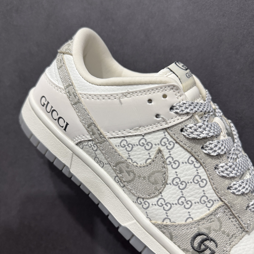 图片[6]-【定制版】Nk SB Dunk Low 古驰联名 米灰牛仔 周年高端定制 低帮休闲板鞋  #定制鞋盒 大厂纯原品质出货 超高清洁度 皮料切割干净无任何毛边 细节完美   货号：CH8311-239 尺码：36 36.5 37.5 38 38.5 39 40 40.5 41 42 42.5 43 44 44.5 45-选品中心