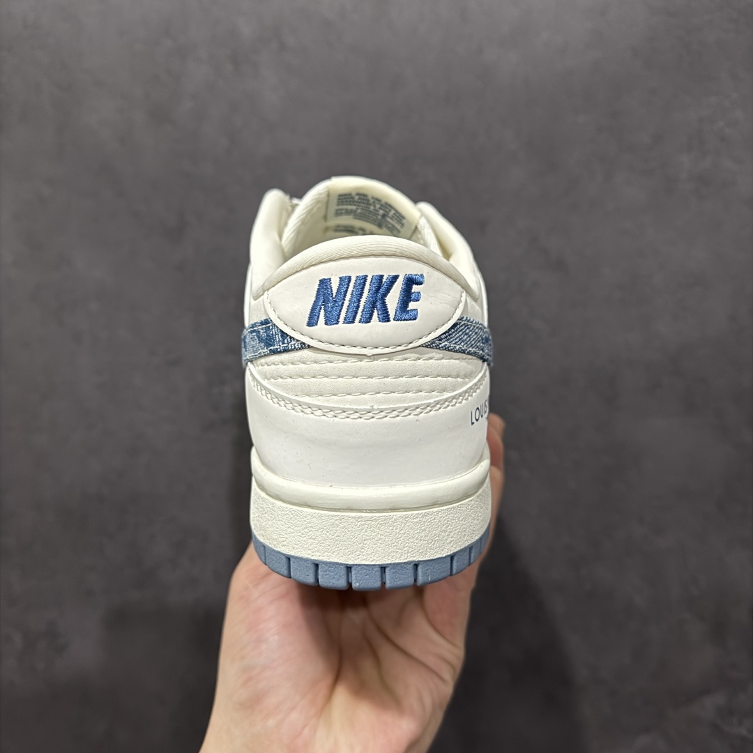 图片[4]-【定制版】Nk SB Dunk Low LV联名 淡蓝牛仔 周年高端定制 低帮休闲板鞋 CH8311-237  #定制鞋盒 大厂纯原品质出货 超高清洁度 皮料切割干净无任何毛边 细节完美   尺码：36 36.5 37.5 38 38.5 39 40 40.5 41 42 42.5 43 44 44.5 45-选品中心