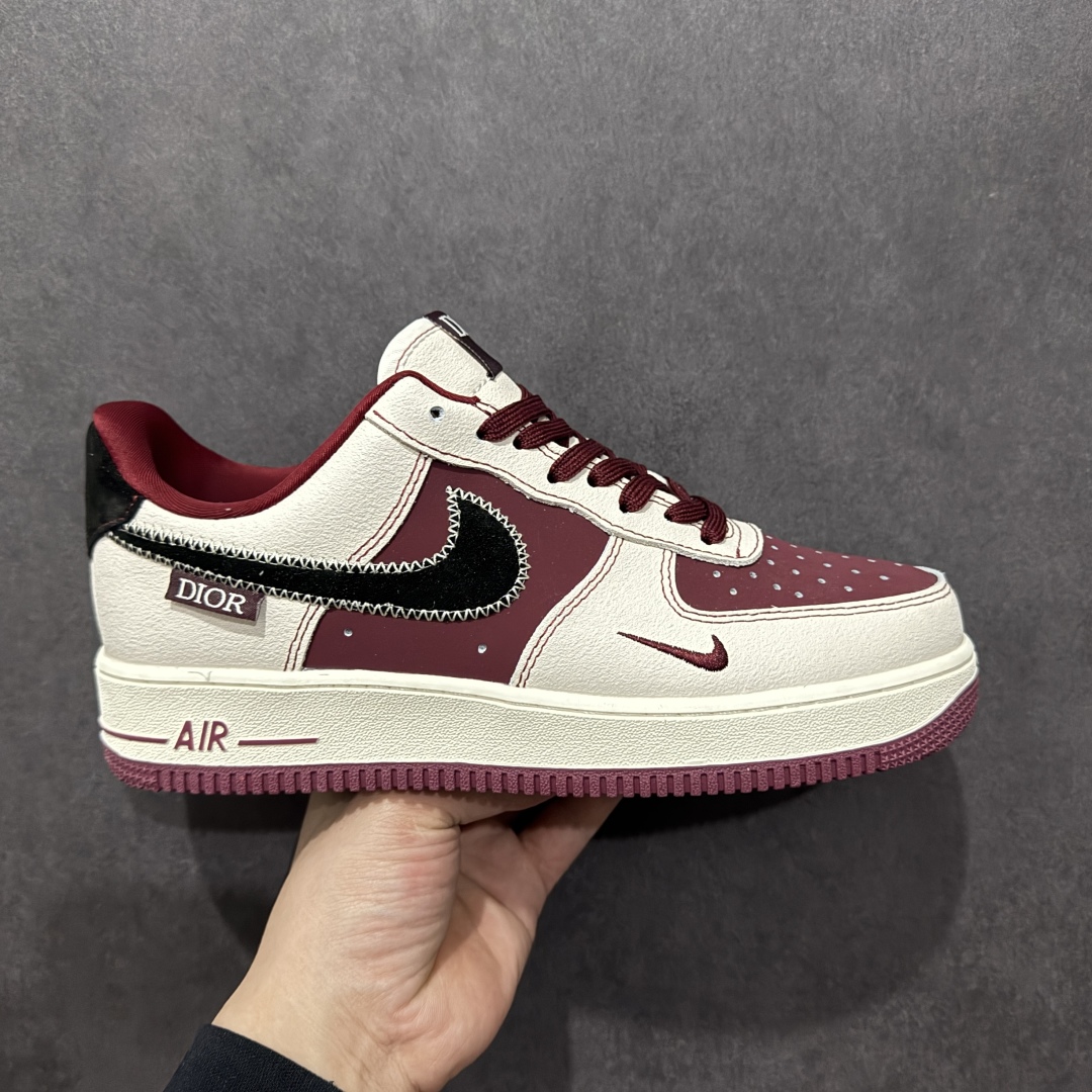 【定制版】Nk Air Force 1\'07 Low 迪奥联名 米酒红 空军一号 低帮休闲板鞋 KK1988-046  #原楦头原纸板 原装鞋盒 定制五金配件 内置全掌气垫 原厂鞋底   尺码:36 36.5 37.5 38 38.5 39 40 40.5 41 42 42.5 43 44 44.5 45-选品中心