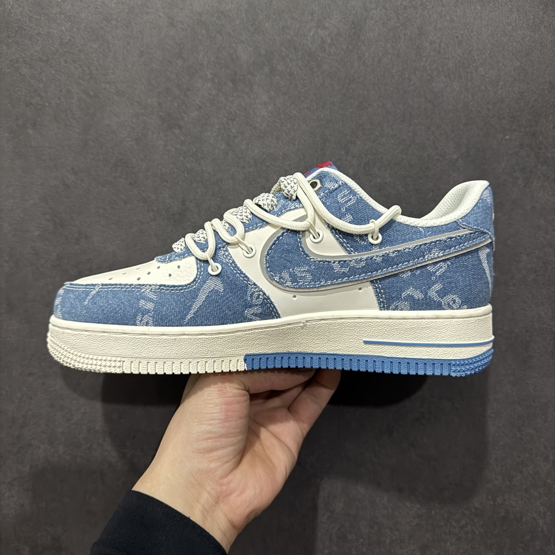 图片[2]-【定制版】Nk Air Force 1\’07 Low 李维斯联名 双拼牛仔抽绳 空军一号低帮休闲板鞋 SJ1198-001  #定制皮料 定制鞋盒 配件齐全 原楦原纸板 纯正空军版型 内置全掌气垫  尺码：36 36.5 37.5 38 38.5 39 40 40.5 41 42 42.5 43 44 44.5 45-选品中心