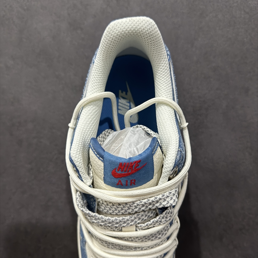 图片[7]-【定制版】Nk Air Force 1\’07 Low 李维斯联名 双拼牛仔抽绳 空军一号低帮休闲板鞋 SJ1198-001  #定制皮料 定制鞋盒 配件齐全 原楦原纸板 纯正空军版型 内置全掌气垫  尺码：36 36.5 37.5 38 38.5 39 40 40.5 41 42 42.5 43 44 44.5 45-选品中心