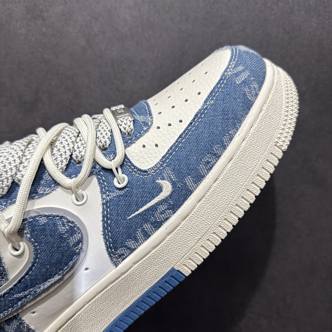 图片[5]-【定制版】Nk Air Force 1\’07 Low 李维斯联名 双拼牛仔抽绳 空军一号低帮休闲板鞋 SJ1198-001  #定制皮料 定制鞋盒 配件齐全 原楦原纸板 纯正空军版型 内置全掌气垫  尺码：36 36.5 37.5 38 38.5 39 40 40.5 41 42 42.5 43 44 44.5 45-选品中心