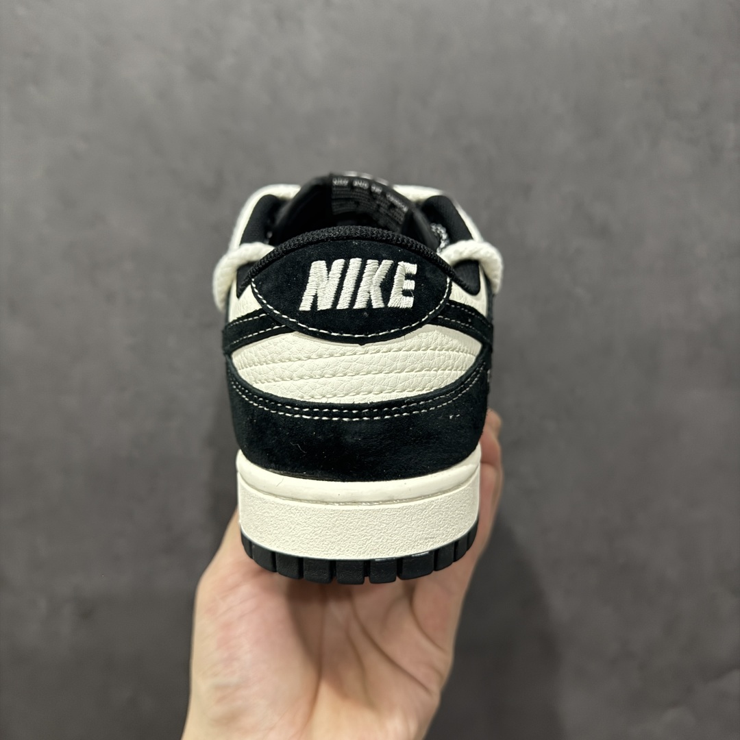 图片[4]-【定制版】Nk SB Dunk Low Off White联名 绑带猪八弹幕黑勾 周年高端定制 低帮休闲板鞋 YX5066-226  #定制鞋盒 大厂纯原品质出货 超高清洁度 皮料切割干净无任何毛边 细节完美   尺码：36 36.5 37.5 38 38.5 39 40 40.5 41 42 42.5 43 44 44.5 45-选品中心
