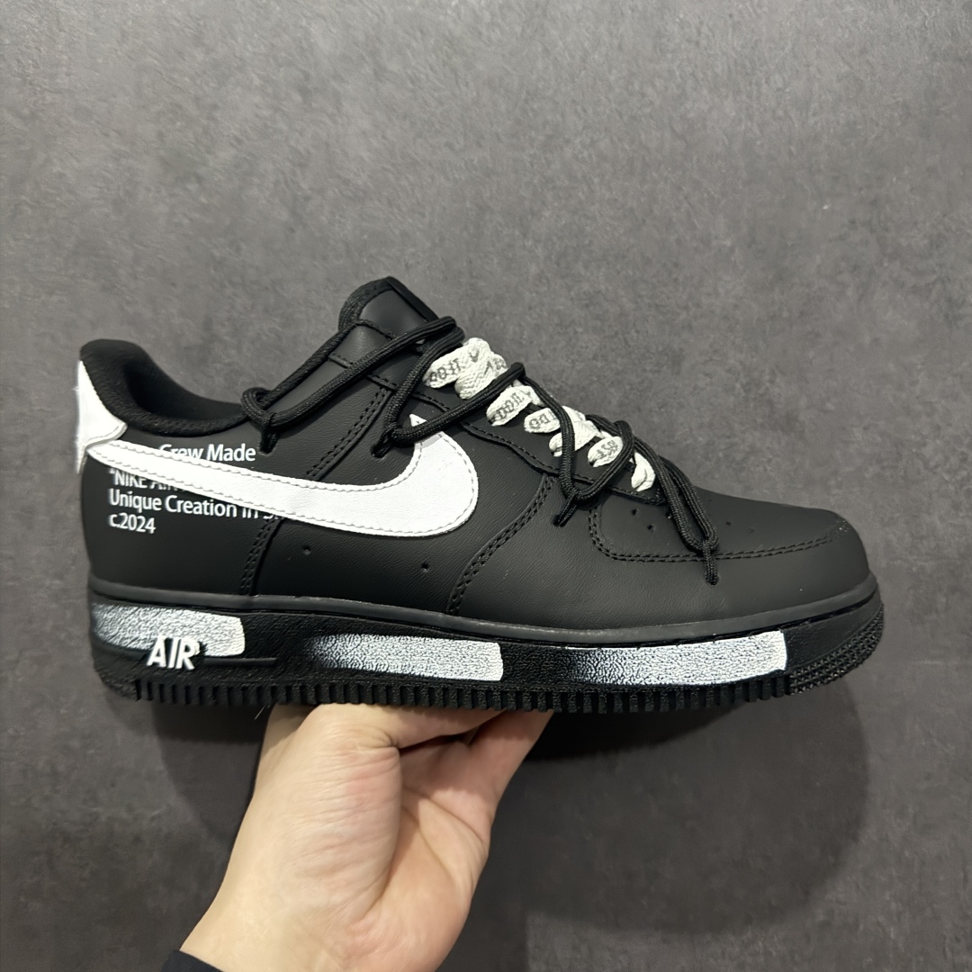 【定制版】Nike Air Force 1 Low 07 黑白涂鸦绑带 原楦头原纸板 打造纯正低帮空军版型 专注外贸渠道 全掌内置蜂窝气垫 原盒配件 原厂中底钢印、拉帮完美 货号:ZH0316 059 尺码:36 36.5 37.5 38 38.5 39 40 40.5 41 42 42.5 43 44 44.5 45-选品中心