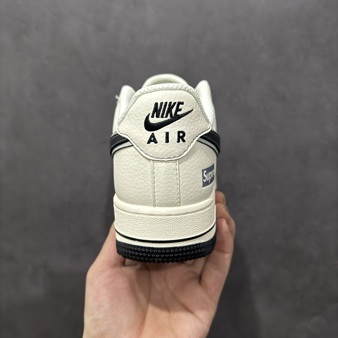 图片[4]-【定制版】Nk Air Force 1\’07 Low Supreme联名 双拼米白 空军一号低帮休闲板鞋 XZ6188-362  #原楦头原纸板 原装鞋盒 定制五金配件 内置全掌气垫 原厂鞋底  尺码：36 36.5 37.5 38 38.5 39 40 40.5 41 42 42.5 43 44 44.5 45-选品中心