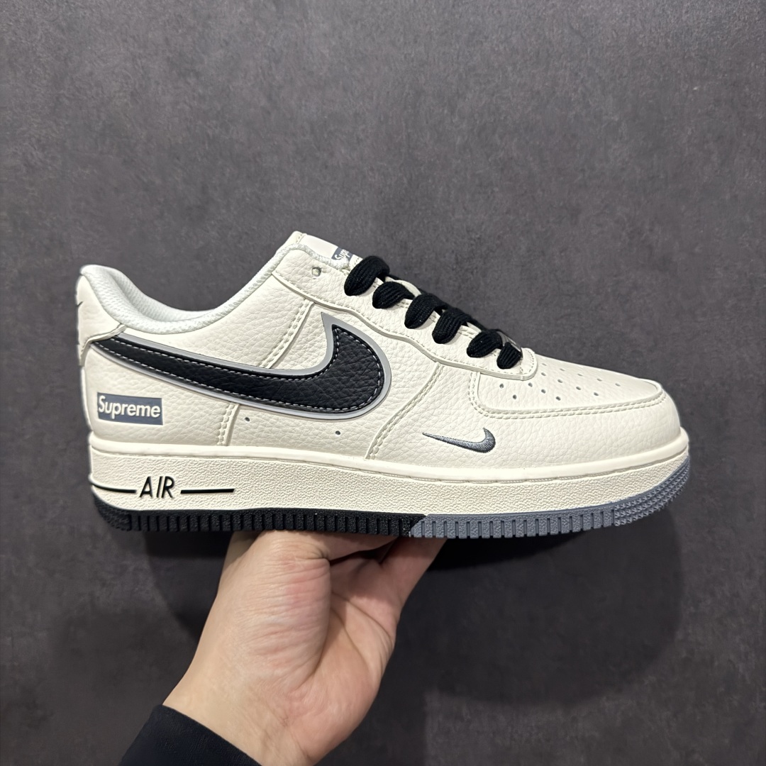 【定制版】Nk Air Force 1\'07 Low Supreme联名 双拼米白 空军一号低帮休闲板鞋 XZ6188-362  #原楦头原纸板 原装鞋盒 定制五金配件 内置全掌气垫 原厂鞋底  尺码:36 36.5 37.5 38 38.5 39 40 40.5 41 42 42.5 43 44 44.5 45-选品中心