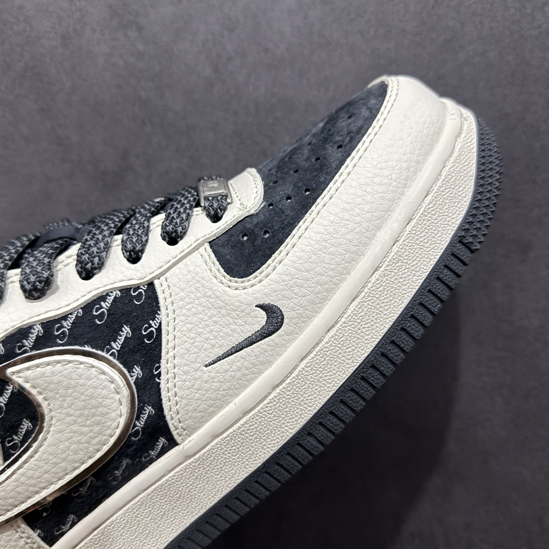 图片[5]-【定制版】Nk Air Force 1\’07 Low 斯图西联名 米灰英文猪八 空军一号低帮休闲板鞋  #原楦头原纸板 原装鞋盒 定制五金配件 内置全掌气垫 原厂鞋底  货号：XZ6188-726 尺码：36 36.5 37.5 38 38.5 39 40 40.5 41 42 42.5 43 44 44.5 45-选品中心