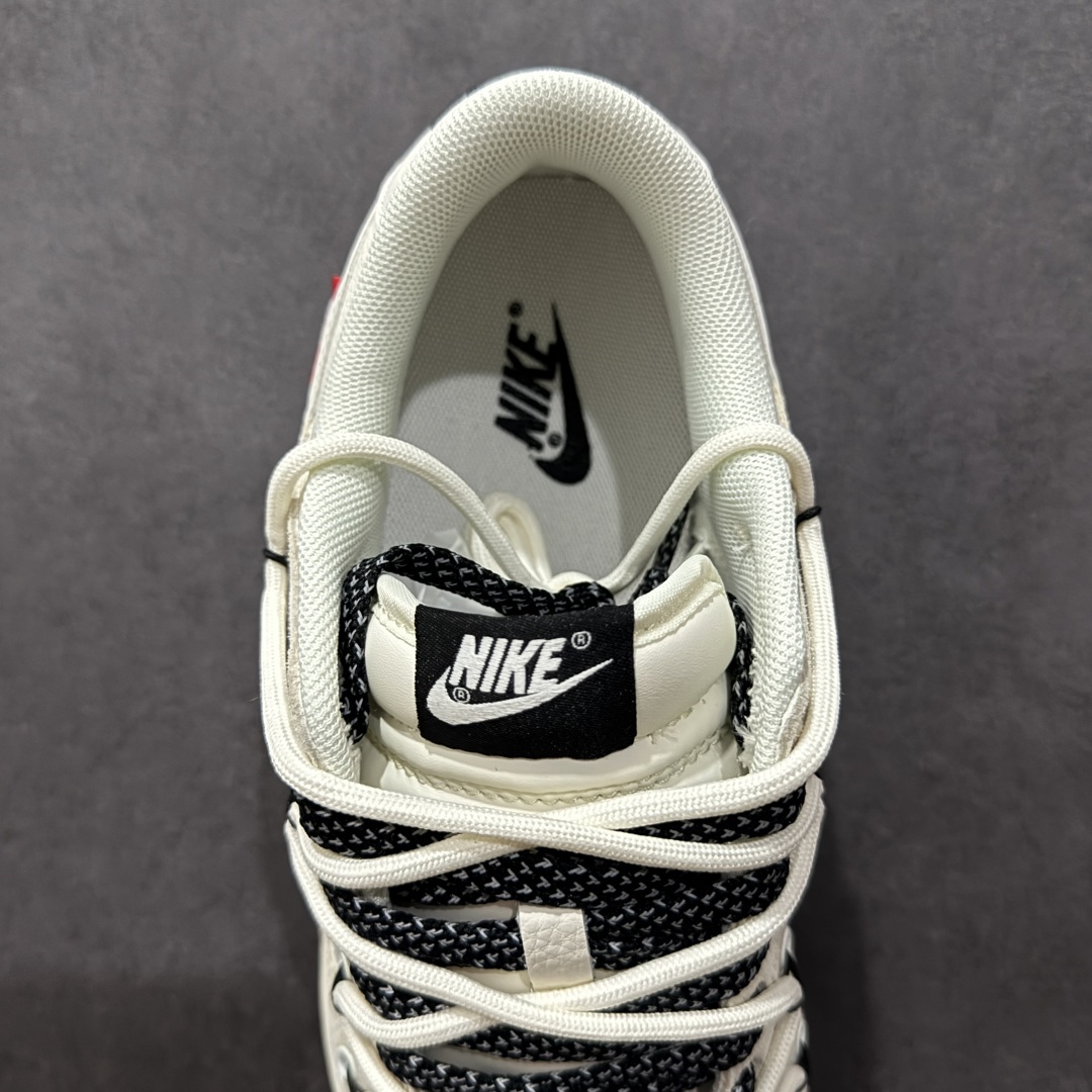 图片[7]-【定制版】Nk SB Dunk Low NIKE联名 红标米黑抽绳 周年高端定制 低帮休闲板鞋  #定制鞋盒 大厂纯原品质出货 超高清洁度 皮料切割干净无任何毛边 细节完美   货号：XX3168-118 尺码：36 36.5 37.5 38 38.5 39 40 40.5 41 42 42.5 43 44 44.5 45-选品中心