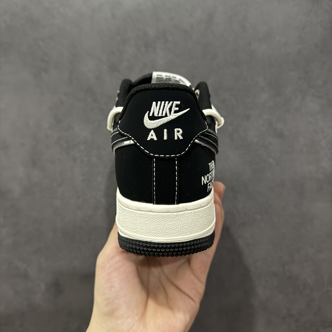 图片[4]-【定制版】Nk Air Force 1\’07 Low 北面联名 磨砂黑抽绳 空军一号低帮休闲板鞋  #原楦头原纸板 原装鞋盒 定制五金配件 内置全掌气垫 原厂鞋底  货号：SJ1198-101 尺码：36 36.5 37.5 38 38.5 39 40 40.5 41 42 42.5 43 44 44.5 45-选品中心