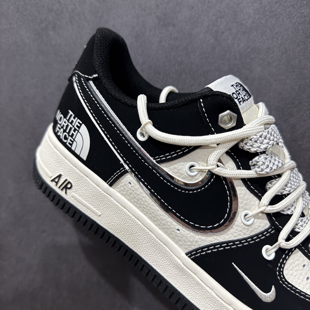 图片[6]-【定制版】Nk Air Force 1\’07 Low 北面联名 磨砂黑抽绳 空军一号低帮休闲板鞋  #原楦头原纸板 原装鞋盒 定制五金配件 内置全掌气垫 原厂鞋底  货号：SJ1198-101 尺码：36 36.5 37.5 38 38.5 39 40 40.5 41 42 42.5 43 44 44.5 45-选品中心