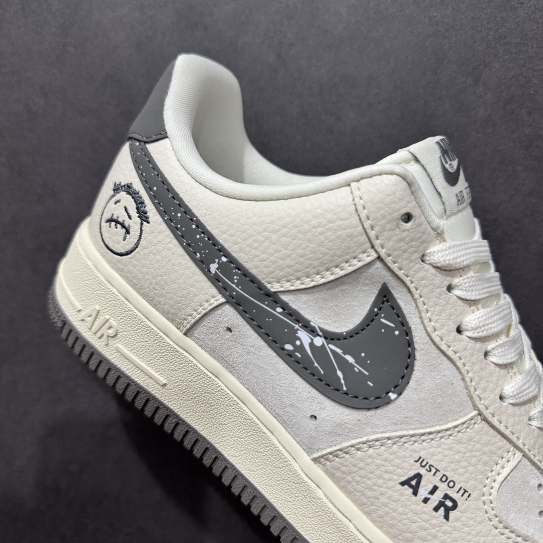 图片[6]-【定制版】Nk Air Force 1\’07 Low 米灰鬼脸 空军一号低帮休闲板鞋  #原楦头原纸板 原装鞋盒 定制五金配件 内置全掌气垫 原厂鞋底  货号：DF0188-036 尺码：36 36.5 37.5 38 38.5 39 40 40.5 41 42 42.5 43 44 44.5 45-选品中心