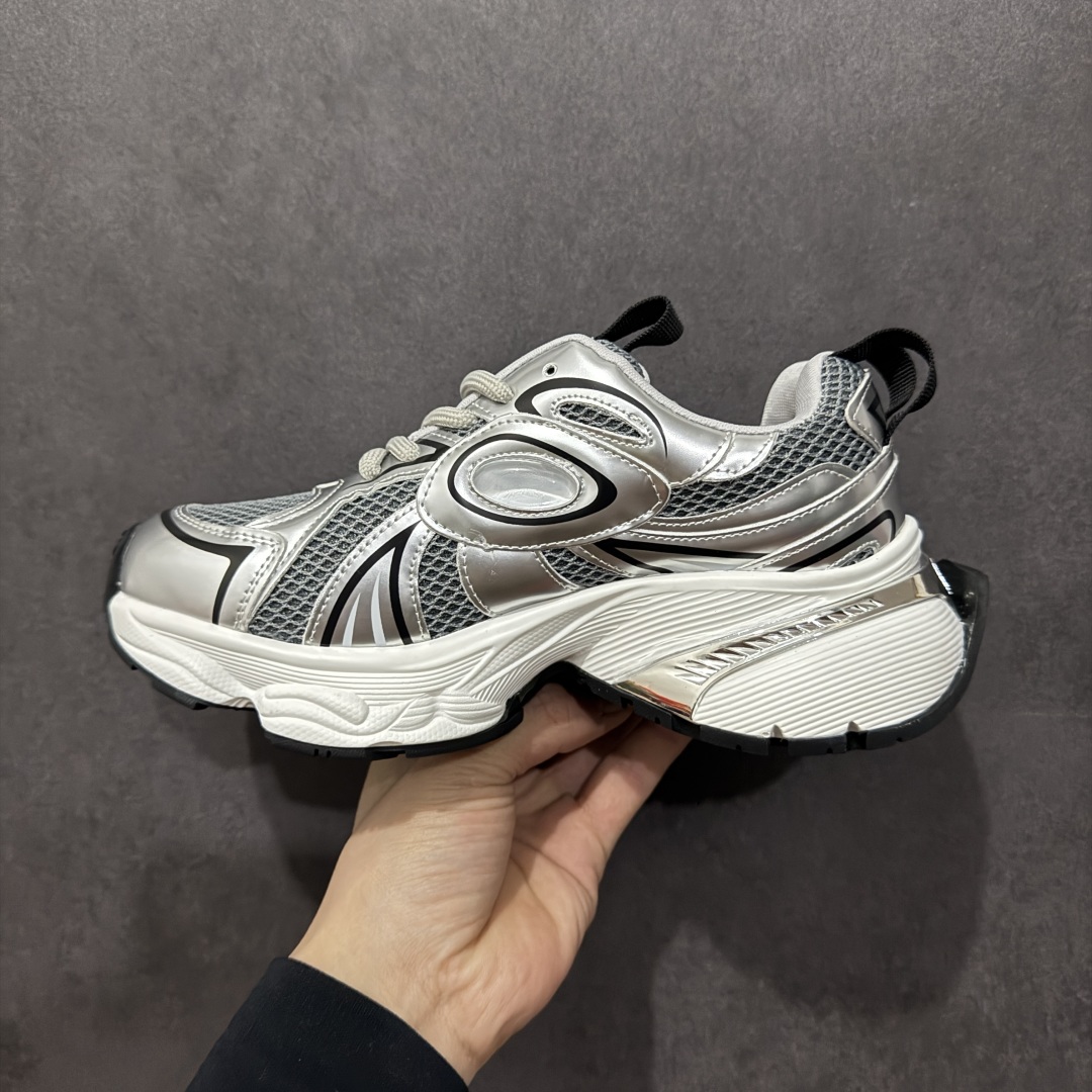 图片[2]-【公司级】GG-CC Chunky Low休闲运动厚底增高老爹鞋系列 #广东大厂出品 全套包装配件 完美细节 25ss春季新款厚底增高 大长腿 时髦look轻松定格 不费力展现率性氛围 高档银盒 酷帅机能风不规则设计大底 拼接造型设计 轻便舒适百搭 GGCC厚底增高简直就是小个子的快乐!不管怎么搭都好看~ 尺码：35 36 37 38 39 40-选品中心