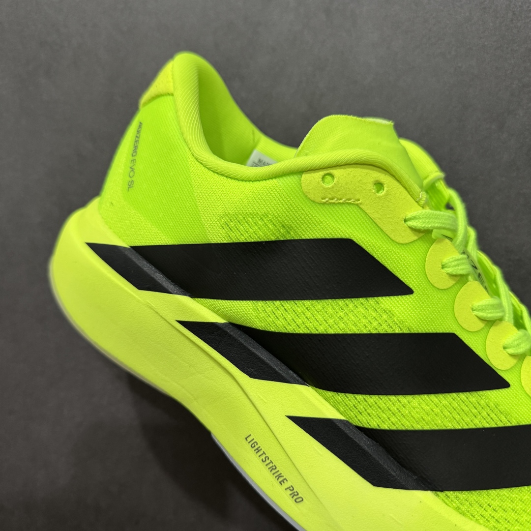 图片[6]-【公司级】AD Adizero Evo SL M 轻盈跑鞋 耐磨减震专业跑步鞋 冲向目标，一路向前，不断挑战和突破自我 无论是平时训练还是马拉松，让这款adidas跑步鞋伴你畅快开跑 兼具舒适性和结构感，搭载Lightstrike科技，为步伐注入活力 货号：JH3416 尺码：36 36.5 37.5 38 38.5 39 40 40.5 41 42 42.5 43 44 44.5 45-选品中心