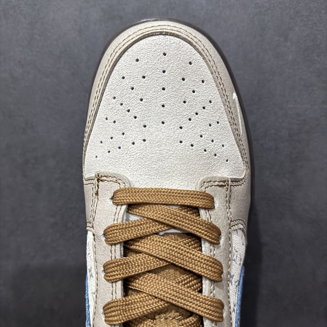 280 【定制版】Nk SB Dunk Low LV联名 蓝灰棕印花 周年高端定制 低帮休闲板鞋 CH8311-235