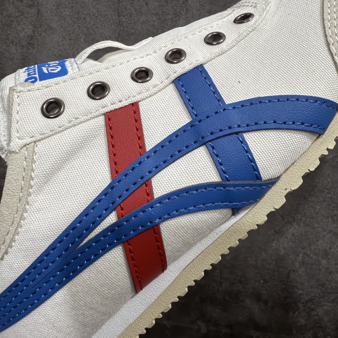 图片[3]-【PH纯原】Asics Onitsuka Tiger MEXICO 66 亚瑟士鬼冢虎复古经典板鞋 白蓝帆布 印尼厂Oem原单材料 除成型在PT外 其余全部客供材料 淘宝B级代购店铺内供💯 四联官方吊牌 乳胶组合鞋垫、羊皮纸质中底 不用宰手买专柜 这里满足你👊🏼 全新工厂开发 一线品质 全部原鞋一比一开发 尺码：36-46 全码出货-选品中心