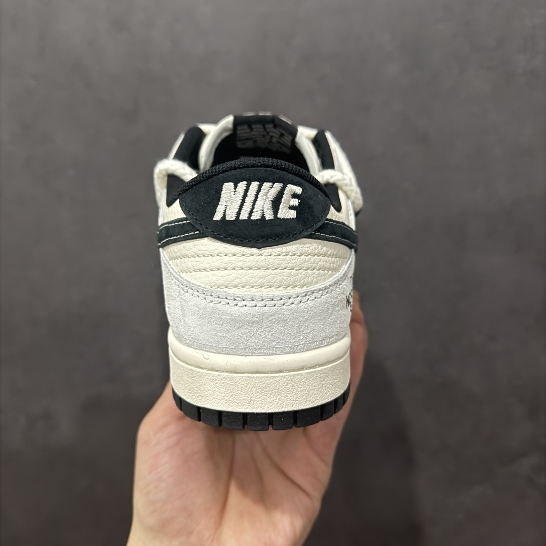 【定制版】Nike SB Dunk Low x The North Face 白灰三小钩绑带  YX5066-257