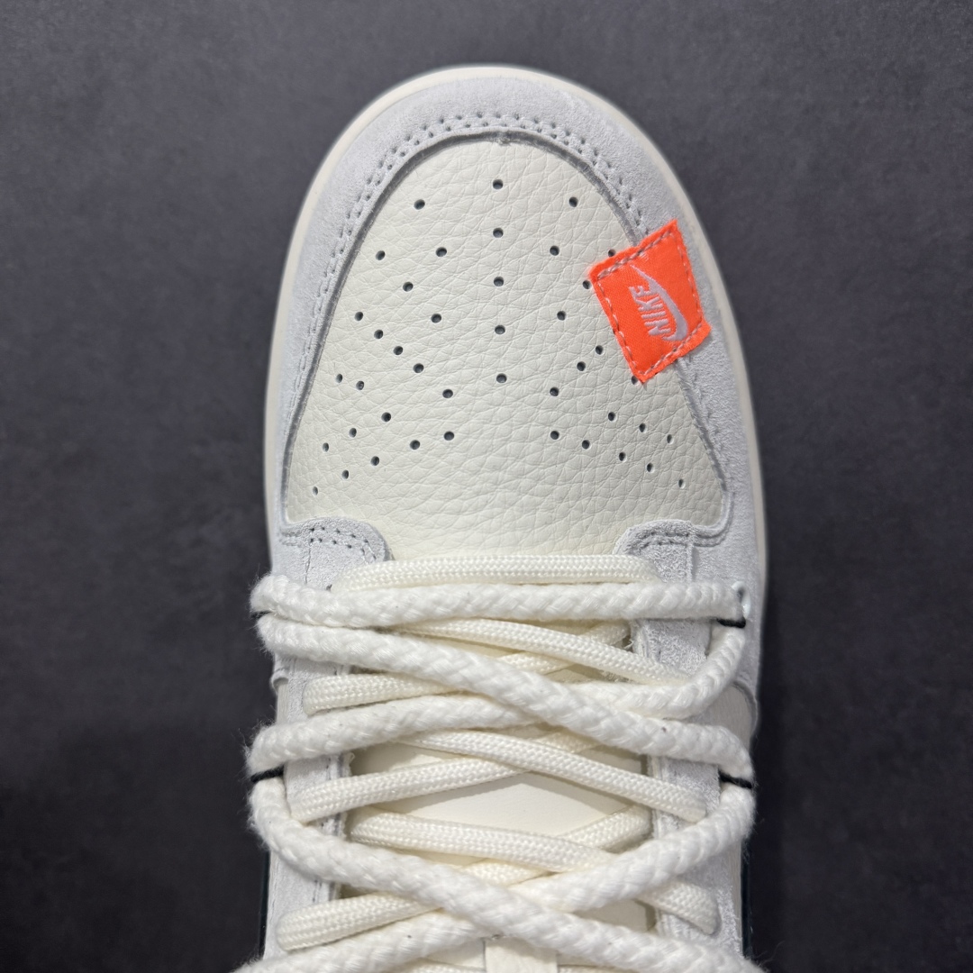【定制版】Nike SB Dunk Low x The North Face 白灰三小钩绑带  YX5066-257