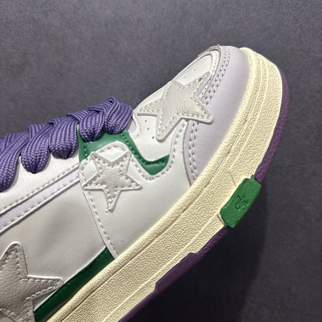 图片[5]-【福利特价】KAALIXTO Retro Vintage 星星潮流休闲防滑耐磨低帮板鞋 此款鞋使用牛仔作为主要的鞋面材质 结实耐磨 鞋舌设计特有印花皮牌作为搭配充分凸显牛仔的特性 整体鞋款采用牛仔面料随意角度拼接的呈现方法 打破消费者原有对鞋子的刻板印象 让人耳目一新 织麦标在彰品品牌属性的同时更具牛仔的代表性元素 并采用加厚内里 穿着舒适透气 鞋底做旧氧化 尺码：36 37 38 39 40 41 42 43 44 45-选品中心