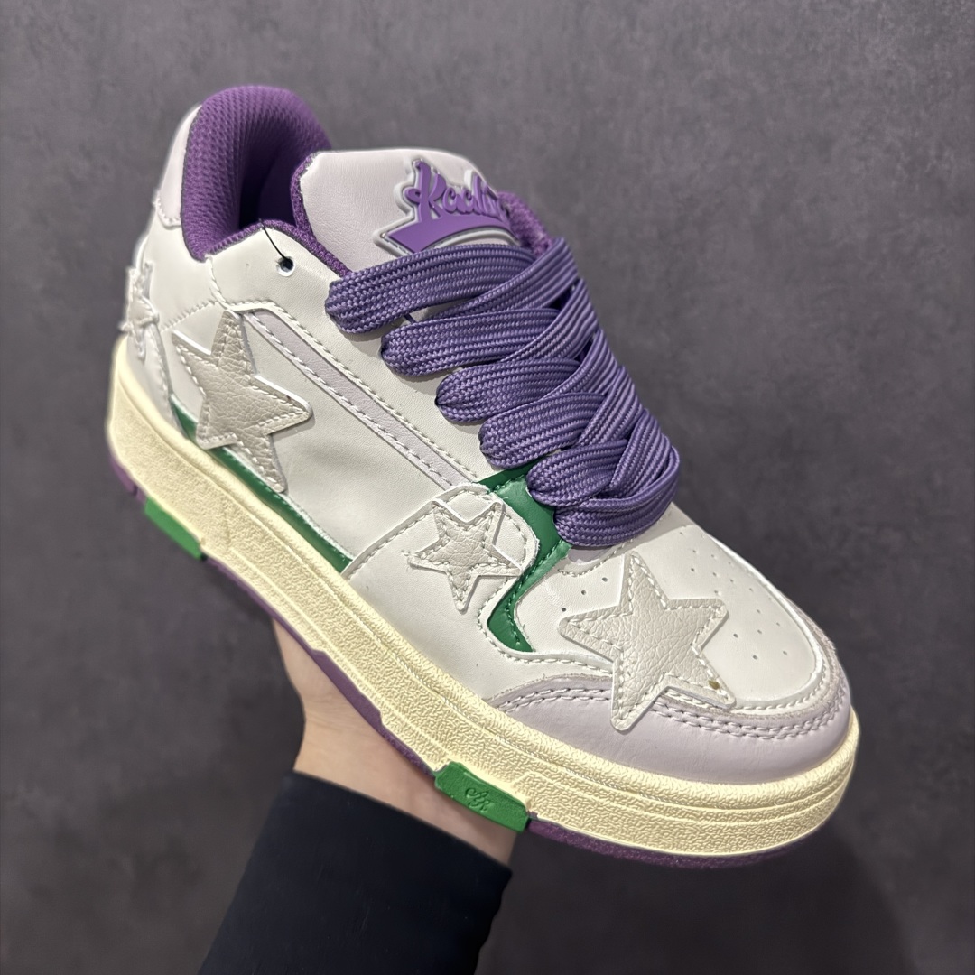 图片[3]-【福利特价】KAALIXTO Retro Vintage 星星潮流休闲防滑耐磨低帮板鞋 此款鞋使用牛仔作为主要的鞋面材质 结实耐磨 鞋舌设计特有印花皮牌作为搭配充分凸显牛仔的特性 整体鞋款采用牛仔面料随意角度拼接的呈现方法 打破消费者原有对鞋子的刻板印象 让人耳目一新 织麦标在彰品品牌属性的同时更具牛仔的代表性元素 并采用加厚内里 穿着舒适透气 鞋底做旧氧化 尺码：36 37 38 39 40 41 42 43 44 45-选品中心