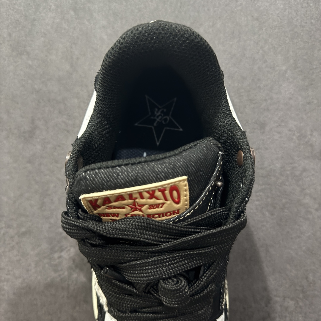 图片[7]-【福利特价】KAALIXTO Retro Vintage 星星潮流休闲防滑耐磨低帮板鞋 此款鞋使用牛仔作为主要的鞋面材质 结实耐磨 鞋舌设计特有印花皮牌作为搭配充分凸显牛仔的特性 整体鞋款采用牛仔面料随意角度拼接的呈现方法 打破消费者原有对鞋子的刻板印象 让人耳目一新 织麦标在彰品品牌属性的同时更具牛仔的代表性元素 并采用加厚内里 穿着舒适透气 鞋底做旧氧化 尺码：36 37 38 39 40 41 42 43 44 45-选品中心