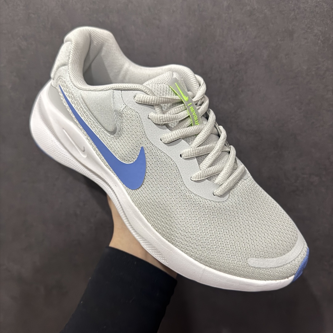 图片[3]-【纯原版】NK Revolution 7 UN网面缓震运动跑鞋 市面最强版本 原档案数据原厂网纱 正确高频花纹 前后掌内置Zoom Air气垫 原装MD大底 脚感完美还原 原盒原配 QC检验、钢印 俱全 原底科技 同步原版 脚感堪比Boost 货号：FB2208-001 尺码：35-45（半）-选品中心