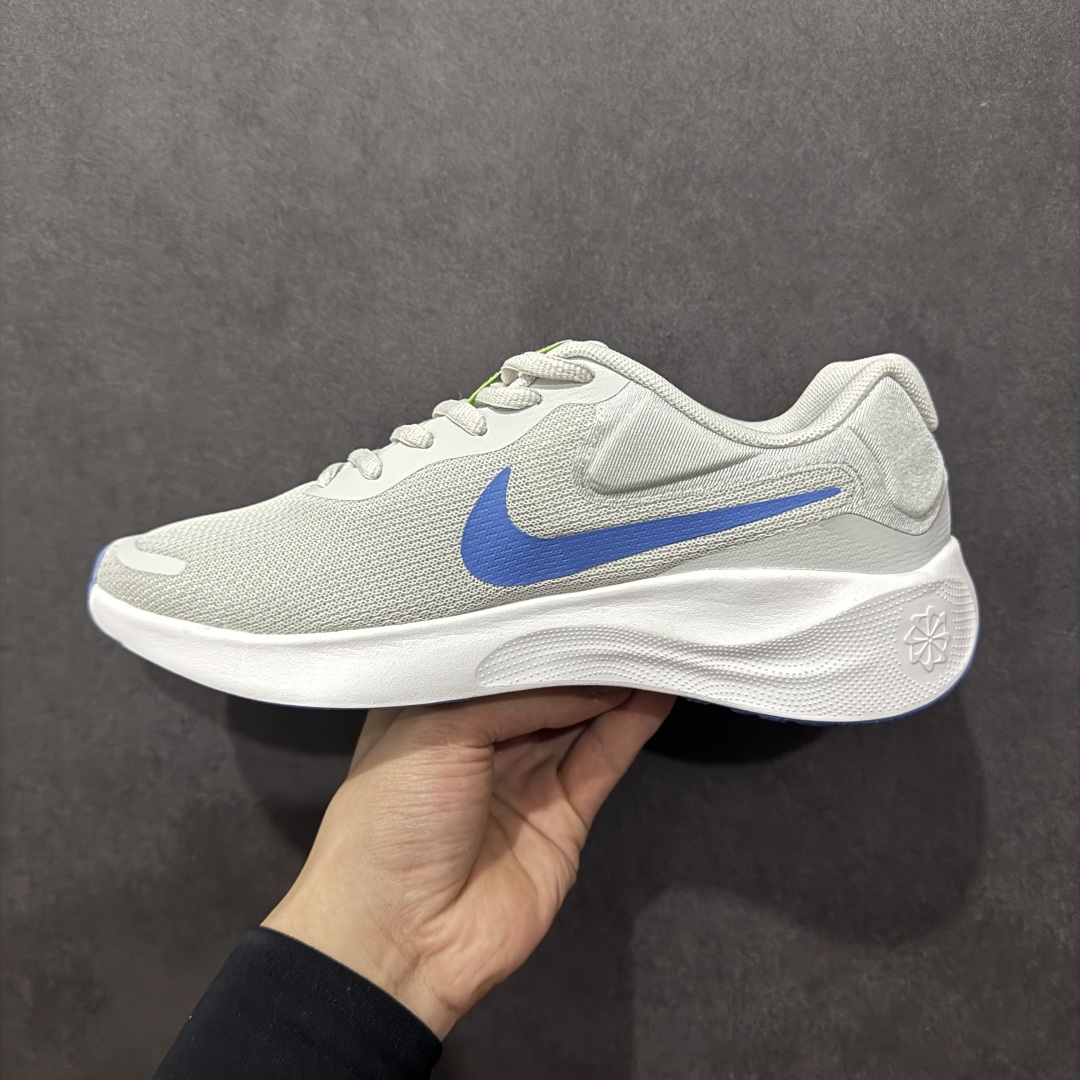 图片[2]-【纯原版】NK Revolution 7 UN网面缓震运动跑鞋 市面最强版本 原档案数据原厂网纱 正确高频花纹 前后掌内置Zoom Air气垫 原装MD大底 脚感完美还原 原盒原配 QC检验、钢印 俱全 原底科技 同步原版 脚感堪比Boost 货号：FB2208-001 尺码：35-45（半）-选品中心