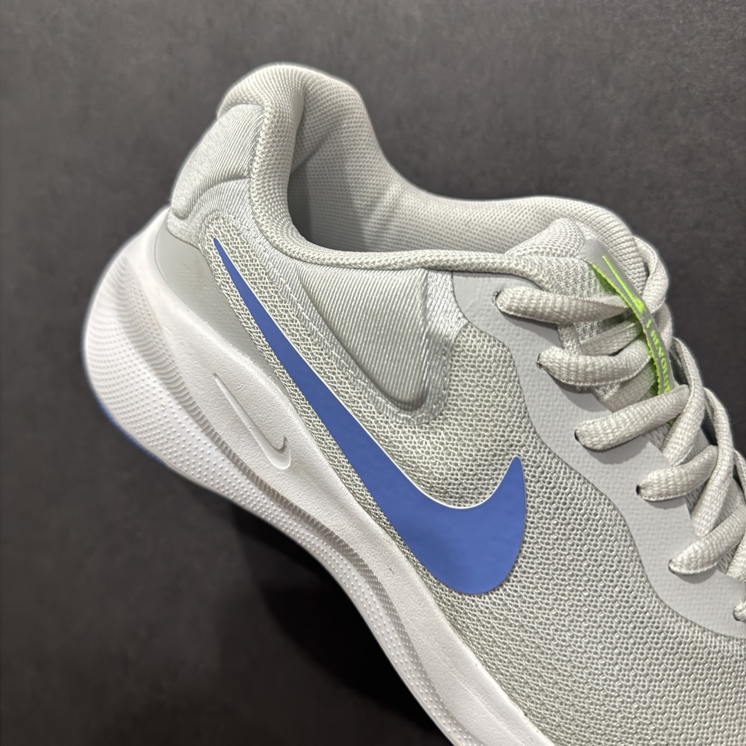 图片[6]-【纯原版】NK Revolution 7 UN网面缓震运动跑鞋 市面最强版本 原档案数据原厂网纱 正确高频花纹 前后掌内置Zoom Air气垫 原装MD大底 脚感完美还原 原盒原配 QC检验、钢印 俱全 原底科技 同步原版 脚感堪比Boost 货号：FB2208-001 尺码：35-45（半）-选品中心