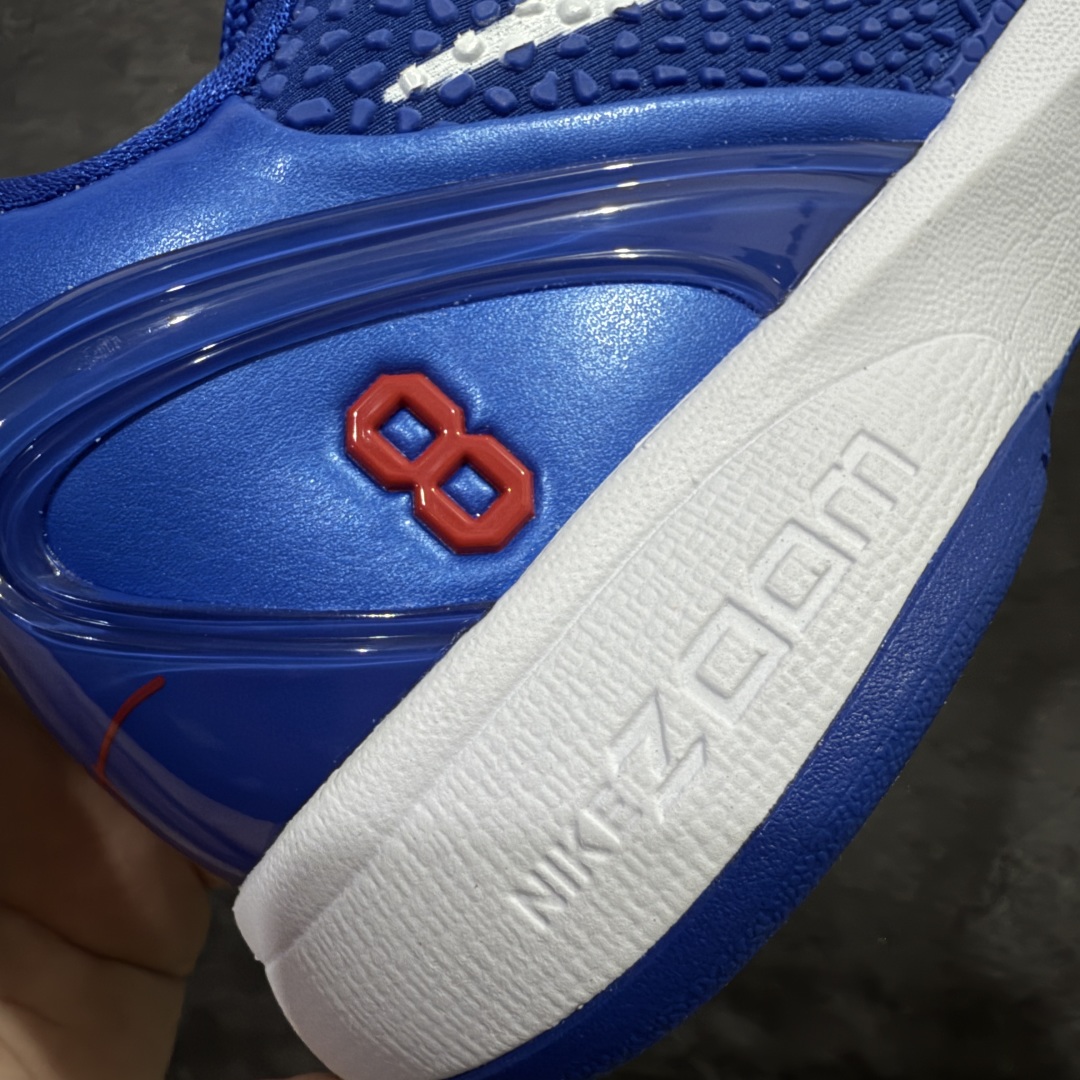 图片[3]-【S2纯原】Nike Kobe 6 Protro \\\”Dodgers\\\” PE 蓝白 道奇 S2纯原生产线 科比六代 #Zoom Turbo气垫➕后掌EVA缓震 实战配置直接拉满 #原楦纸板开发 鞋身流线型、后跟塑形，区分土肥圆 #原档数据3D打印 鞋面蛇鳞一颗一粒匹配原版 #全身鞋材卡料色独家定制 唯一正确喷漆SWOOSH #NK专利Flyknit飞线科技，给予鞋身足够抗扭矩力 #真实底模最大47.5 实战利器 专供海外市场 尺码：40 40.5 41 42 42.5 43 44 44.5 45 46 47.5 48.5 （脚宽、脚胖 建议买大半码）-选品中心