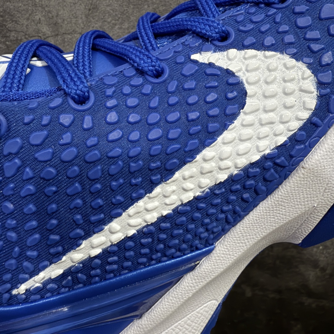 图片[4]-【S2纯原】Nike Kobe 6 Protro \\\”Dodgers\\\” PE 蓝白 道奇 S2纯原生产线 科比六代 #Zoom Turbo气垫➕后掌EVA缓震 实战配置直接拉满 #原楦纸板开发 鞋身流线型、后跟塑形，区分土肥圆 #原档数据3D打印 鞋面蛇鳞一颗一粒匹配原版 #全身鞋材卡料色独家定制 唯一正确喷漆SWOOSH #NK专利Flyknit飞线科技，给予鞋身足够抗扭矩力 #真实底模最大47.5 实战利器 专供海外市场 尺码：40 40.5 41 42 42.5 43 44 44.5 45 46 47.5 48.5 （脚宽、脚胖 建议买大半码）-选品中心