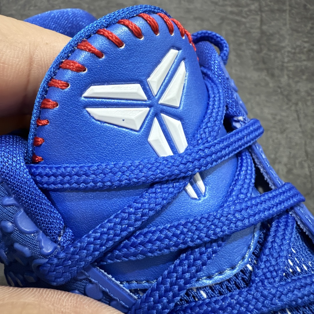 图片[7]-【S2纯原】Nike Kobe 6 Protro \\\”Dodgers\\\” PE 蓝白 道奇 S2纯原生产线 科比六代 #Zoom Turbo气垫➕后掌EVA缓震 实战配置直接拉满 #原楦纸板开发 鞋身流线型、后跟塑形，区分土肥圆 #原档数据3D打印 鞋面蛇鳞一颗一粒匹配原版 #全身鞋材卡料色独家定制 唯一正确喷漆SWOOSH #NK专利Flyknit飞线科技，给予鞋身足够抗扭矩力 #真实底模最大47.5 实战利器 专供海外市场 尺码：40 40.5 41 42 42.5 43 44 44.5 45 46 47.5 48.5 （脚宽、脚胖 建议买大半码）-选品中心