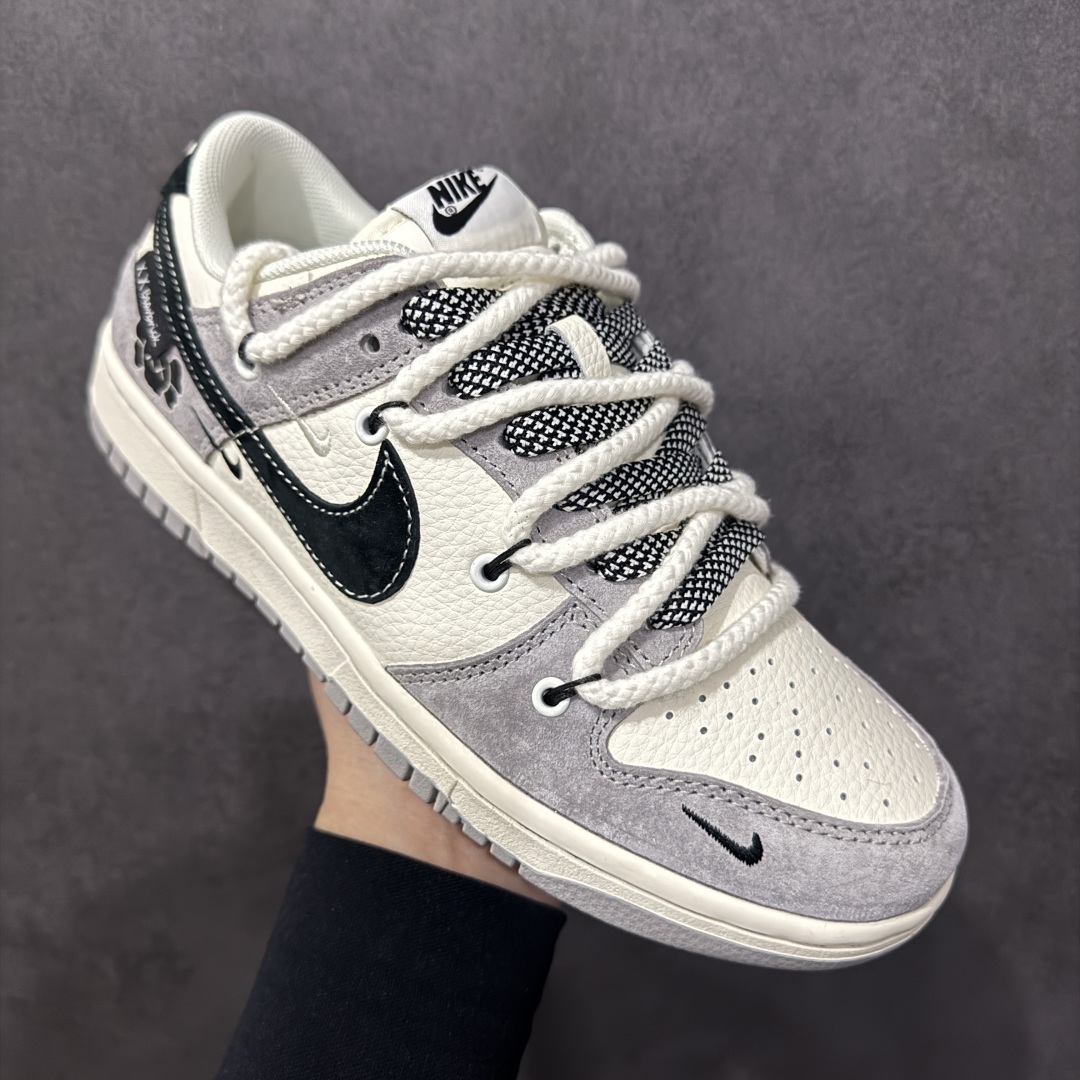 300 【定制版】Nike SB Dunk Low x Stussy 白灰双小钩满天星  YX5066-245