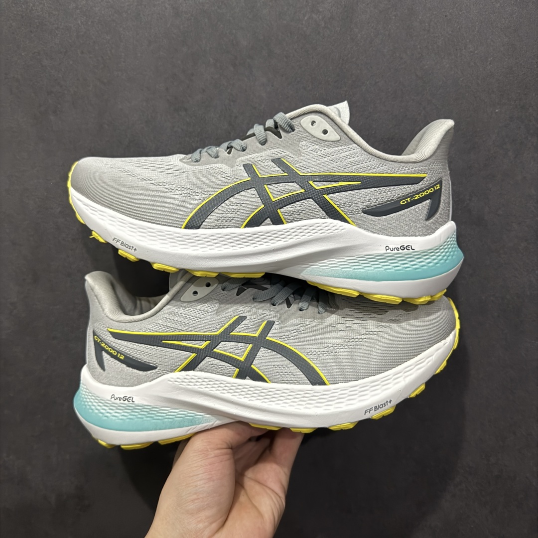 图片[2]-【公司级】Asics GT-1000 13代 亚瑟士复古透气休闲鞋缓震男子耐磨跑步鞋 夏季新款训练鞋 缓震舒适 透气防滑耐磨 休闲百搭 采用网眼鞋面，提供良好的透气性，flytefoam中底材料，轻量和缓震并举；后跟PureGel材质，持续提供缓冲足感，让整体外观更加简洁流畅  尺码：36-45-选品中心