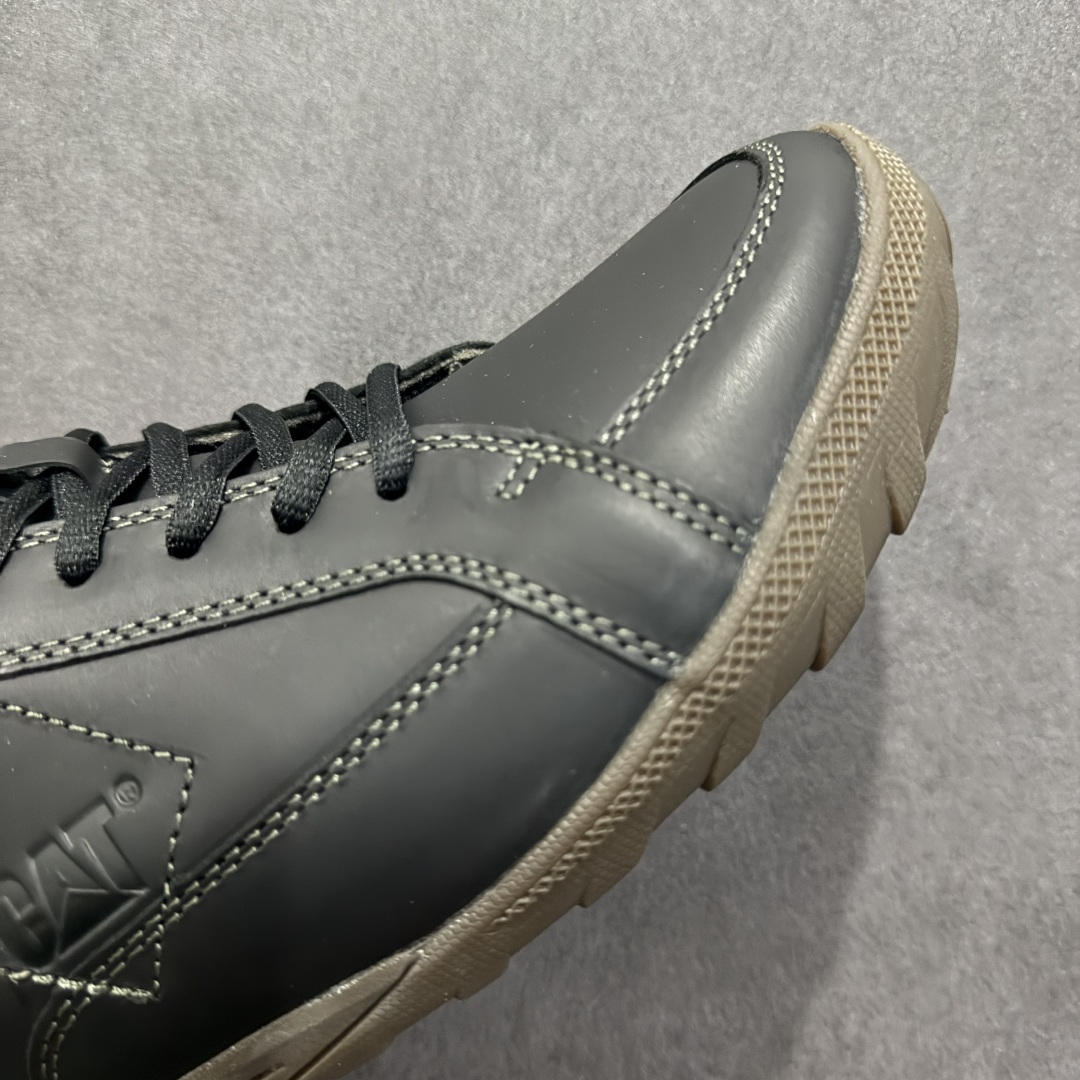 图片[5]-【公司级】2025春季CAT新款男鞋卡特牛皮低帮轻便休闲鞋 面料采用进口油摔牛皮脚感舒适 鞋底采用超耐磨防滑橡胶大底 高级织物鞋垫 舒脚耐磨、透气舒爽防臭💯广东中山代工厂原产楦型采用台产磨砂牛皮鞋面材质轻量防滑耐磨橡胶大底正确原盒包装吊牌完全还原ZP工艺❗ 尺码： 39 40 41 42 43 44 （标准码）-选品中心