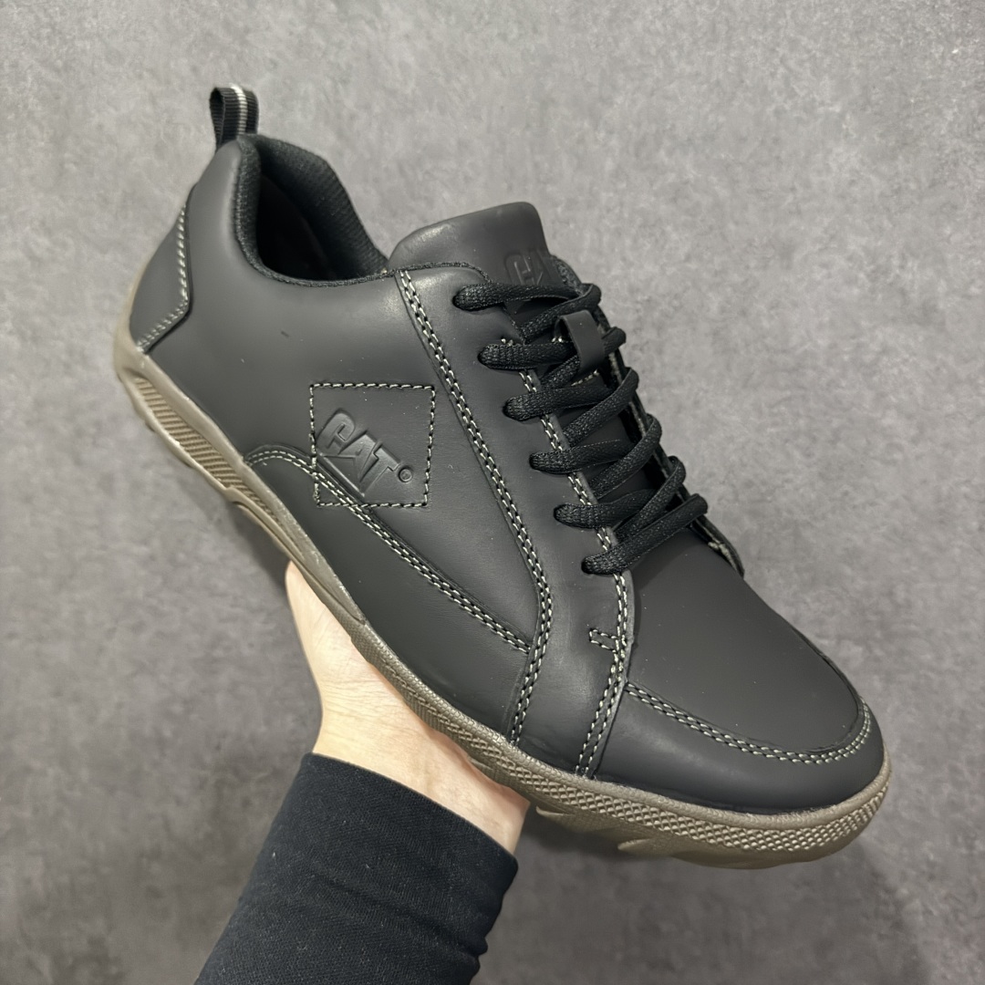 图片[3]-【公司级】2025春季CAT新款男鞋卡特牛皮低帮轻便休闲鞋 面料采用进口油摔牛皮脚感舒适 鞋底采用超耐磨防滑橡胶大底 高级织物鞋垫 舒脚耐磨、透气舒爽防臭💯广东中山代工厂原产楦型采用台产磨砂牛皮鞋面材质轻量防滑耐磨橡胶大底正确原盒包装吊牌完全还原ZP工艺❗ 尺码： 39 40 41 42 43 44 （标准码）-选品中心