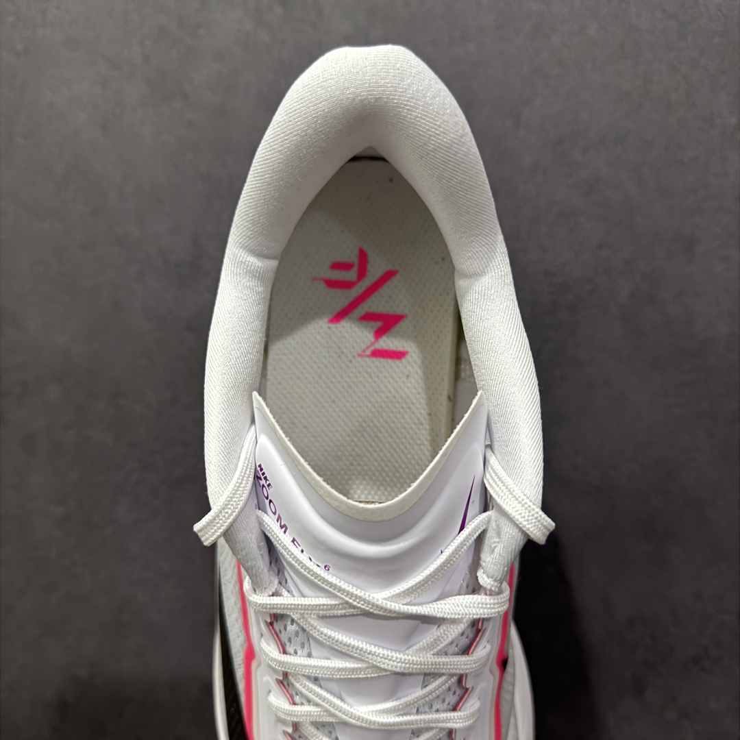 图片[7]-【公司级】NK ZoomX Invincible Run Flyknit 6 轻量跑鞋 飞织低帮休闲运动慢跑鞋 厚底增高 老爹鞋 此鞋专为短跑运动员而生 是为 5 至 10 公里距离的赛事和训练打造 整体设计采用流线型的轻质工程网眼材质构成鞋面 并与其他 Running 旗舰鞋款同样搭载全脚掌 ZoomX 缓冲中底 搭配 Pebax 物料与橡胶外底 ZoomX StreakFly 首发配色以Prototype呈现 其灵感是来自开发期间的磨损测试 透过编号的标记与内侧的预期跑步距离突出研发过程 货号： FN8455-101 尺码：36 36.5 37.5 38 38.5 39 40 40.5 41 42 42.5 43 44 45-选品中心