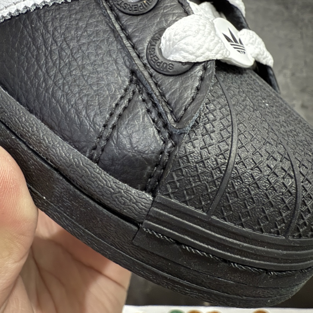 图片[5]-【H11纯原】Adidas originals superstar 贝壳头 黑白 采用全新头层拼接皮革材质 后跟采用特色3d立体印字 渠道正品订单 诠释市场最高工艺水平 全鞋进口头层皮料打造 区别市面普通真标版本，进出无压力 ， 货号：ji3538 尺码：35 36 36.5 37 38 38.5 39 40 40.5 41 42 42.5 43 44 44.5 45-选品中心
