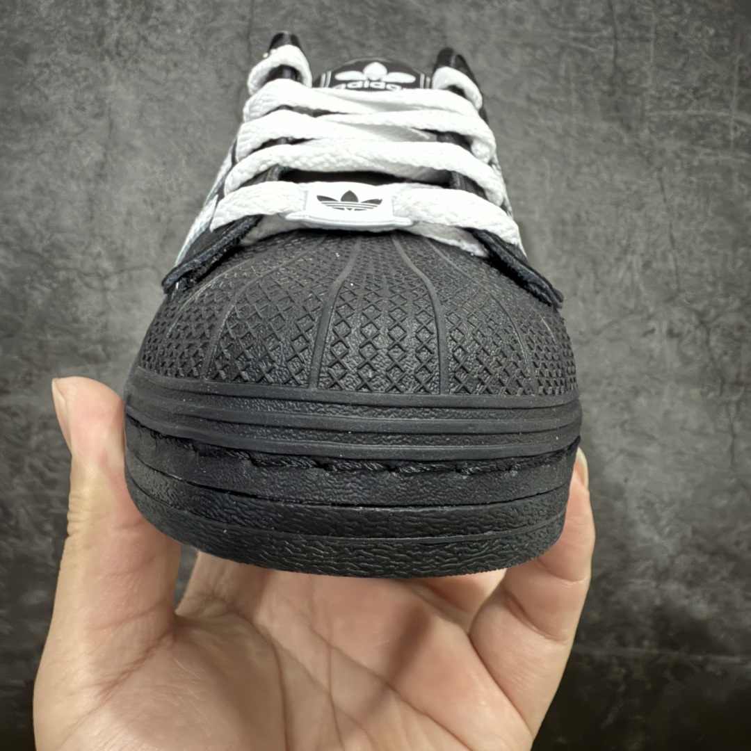 图片[6]-【H11纯原】Adidas originals superstar 贝壳头 黑白 采用全新头层拼接皮革材质 后跟采用特色3d立体印字 渠道正品订单 诠释市场最高工艺水平 全鞋进口头层皮料打造 区别市面普通真标版本，进出无压力 ， 货号：ji3538 尺码：35 36 36.5 37 38 38.5 39 40 40.5 41 42 42.5 43 44 44.5 45-选品中心