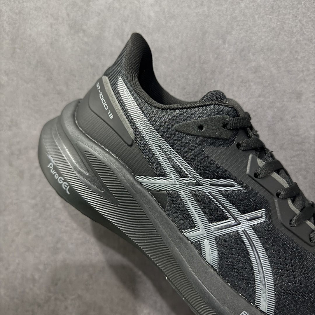 图片[6]-【公司级】Asics GT-1000 13代 公司级版本 亚瑟士运动休闲透气专业跑鞋 鞋面的包裹性 延展性相当好 鞋头位置双层镂空能保证一定的透气性 鞋底柔软也能够兼具支撑性 gt1000系列是除 kayano之外的次顶级支撑系跑鞋 采用经典鞋型 融入全新细节点缀 整体简约且富有质感 鞋底耐磨材质搭配丰富的防滑底纹设计 尺码：40-45-选品中心