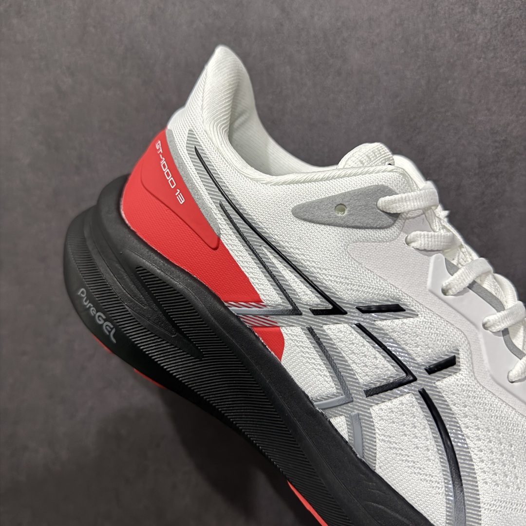 图片[6]-【公司级】Asics GT-1000 13代 公司级版本 亚瑟士运动休闲透气专业跑鞋 鞋面的包裹性 延展性相当好 鞋头位置双层镂空能保证一定的透气性 鞋底柔软也能够兼具支撑性 gt1000系列是除 kayano之外的次顶级支撑系跑鞋 采用经典鞋型 融入全新细节点缀 整体简约且富有质感 鞋底耐磨材质搭配丰富的防滑底纹设计 尺码：40-45-选品中心