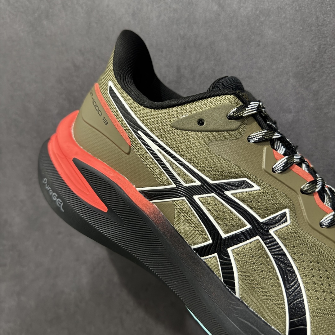 图片[6]-【公司级】Asics GT-1000 13代 公司级版本 亚瑟士运动休闲透气专业跑鞋 鞋面的包裹性 延展性相当好 鞋头位置双层镂空能保证一定的透气性 鞋底柔软也能够兼具支撑性 gt1000系列是除 kayano之外的次顶级支撑系跑鞋 采用经典鞋型 融入全新细节点缀 整体简约且富有质感 鞋底耐磨材质搭配丰富的防滑底纹设计 尺码：40-45-选品中心