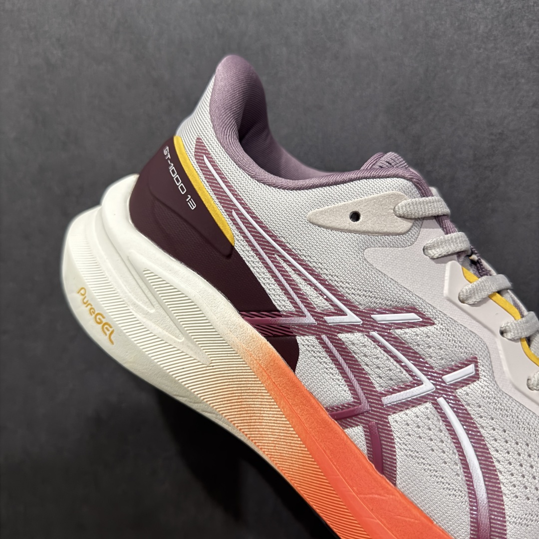图片[6]-【公司级】Asics GT-1000 13代 公司级版本 亚瑟士运动休闲透气专业跑鞋 鞋面的包裹性 延展性相当好 鞋头位置双层镂空能保证一定的透气性 鞋底柔软也能够兼具支撑性 gt1000系列是除 kayano之外的次顶级支撑系跑鞋 采用经典鞋型 融入全新细节点缀 整体简约且富有质感 鞋底耐磨材质搭配丰富的防滑底纹设计 尺码：40-45-选品中心