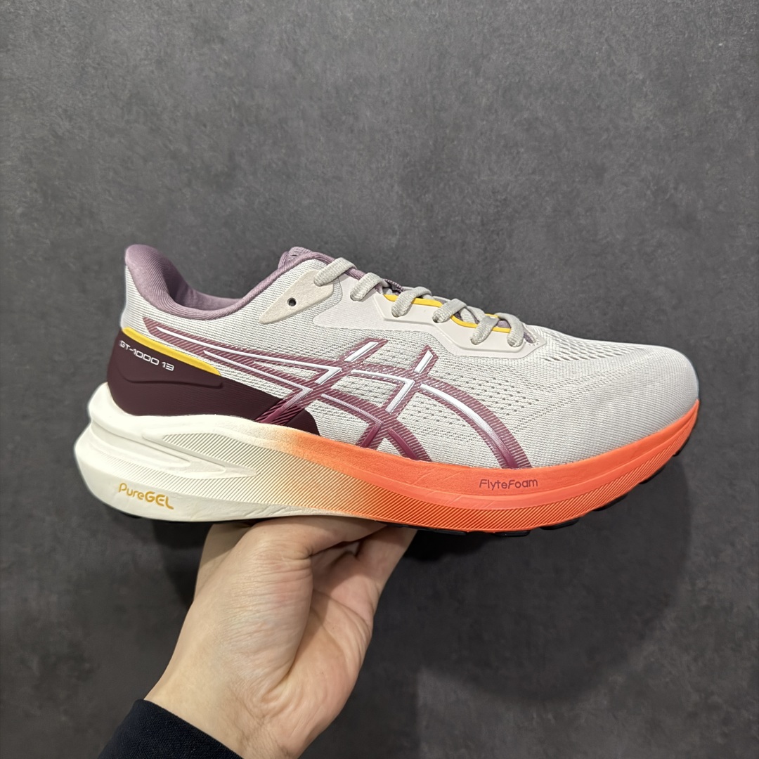 【公司级】Asics GT-1000 13代 公司级版本 亚瑟士运动休闲透气专业跑鞋 鞋面的包裹性 延展性相当好 鞋头位置双层镂空能保证一定的透气性 鞋底柔软也能够兼具支撑性 gt1000系列是除 kayano之外的次顶级支撑系跑鞋 采用经典鞋型 融入全新细节点缀 整体简约且富有质感 鞋底耐磨材质搭配丰富的防滑底纹设计 尺码:40-45-选品中心