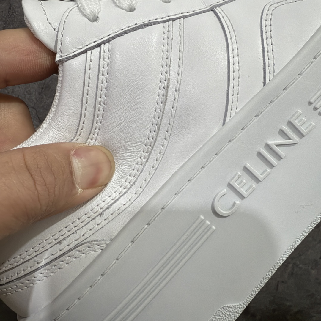 图片[3]-【顶级原版zp级】Celine 厚底小白鞋，多久都不会过时的款 顶级原版开发 原厂皮料 一双小白鞋就能搞定所有穿搭！超百搭的神仙款。 -进口小牛皮鞋面 -奢侈混种羊皮内里 -独家私模大底 尺码：35-39 正码-选品中心