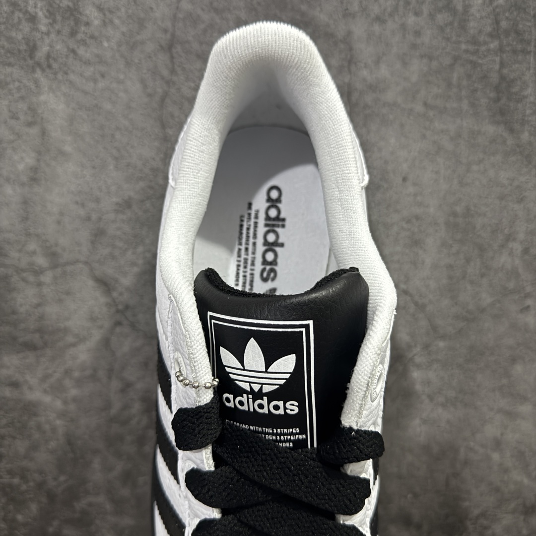 160 【H11纯原】Adidas originals superstar 贝壳头 白黑  JI0124