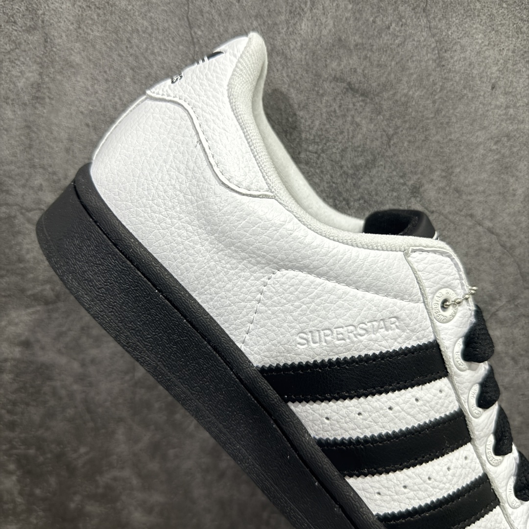 160 【H11纯原】Adidas originals superstar 贝壳头 白黑  JI0124
