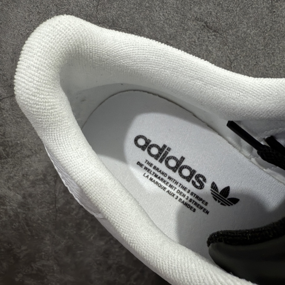 图片[9]-【H11纯原】Adidas originals superstar 贝壳头 白黑 采用全新头层拼接皮革材质 后跟采用特色3d立体印字 渠道正品订单 诠释市场最高工艺水平 全鞋进口头层皮料打造 区别市面普通真标版本，进出无压力 ， 货号：JI0124 尺码：35 36 36.5 37 38 38.5 39 40 40.5 41 42 42.5 43 44 44.5 45-选品中心