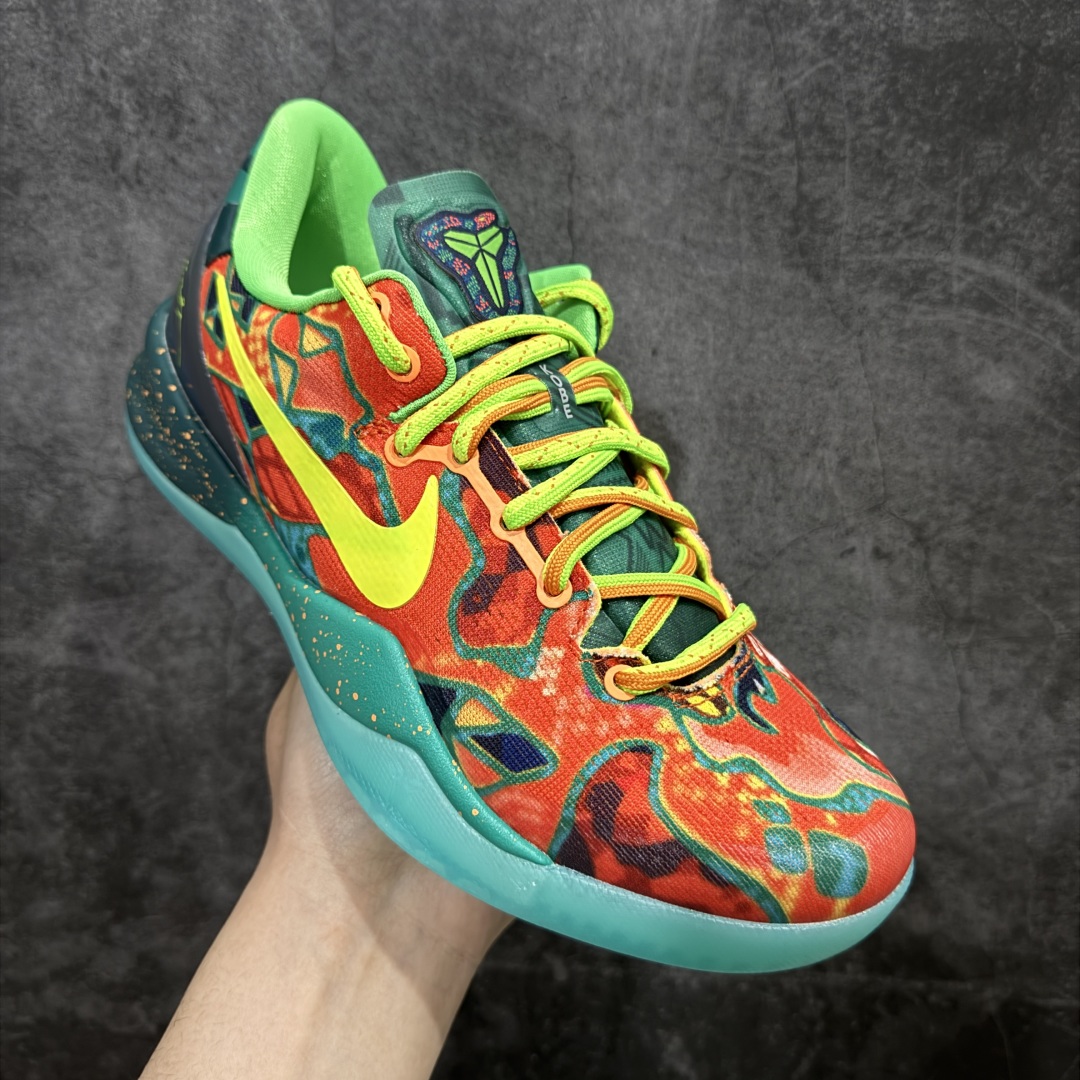 480 支持支 【S2纯原】NK Kobe 8 What The Kobe (WTK) 纯原生产线 科比八代 橙蓝拼色鸳鸯 HM9621-900