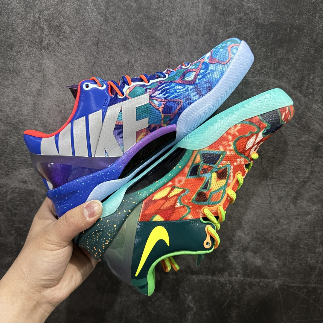 图片[3]-【S2纯原】NK Kobe 8 What The Kobe (WTK) 纯原生产线 科比八代 橙蓝拼色鸳鸯 #React科技鞋垫加持 实战配置直接拉满 #原楦纸板开发 鞋身流线型、后跟塑形，区分土肥圆 #原厂针织鞋面一针一线匹配原版 #全身鞋材卡料色独家定制 唯一万针立体刺绣SWOOSH #真实底模最大48.5 实战利器 专供海外市场 货号：HM9621-900 尺码：40 40.5 41 42 42.5 43 44 44.5 45 46 47.5 48.5（脚宽、脚胖 建议买大半码）-选品中心