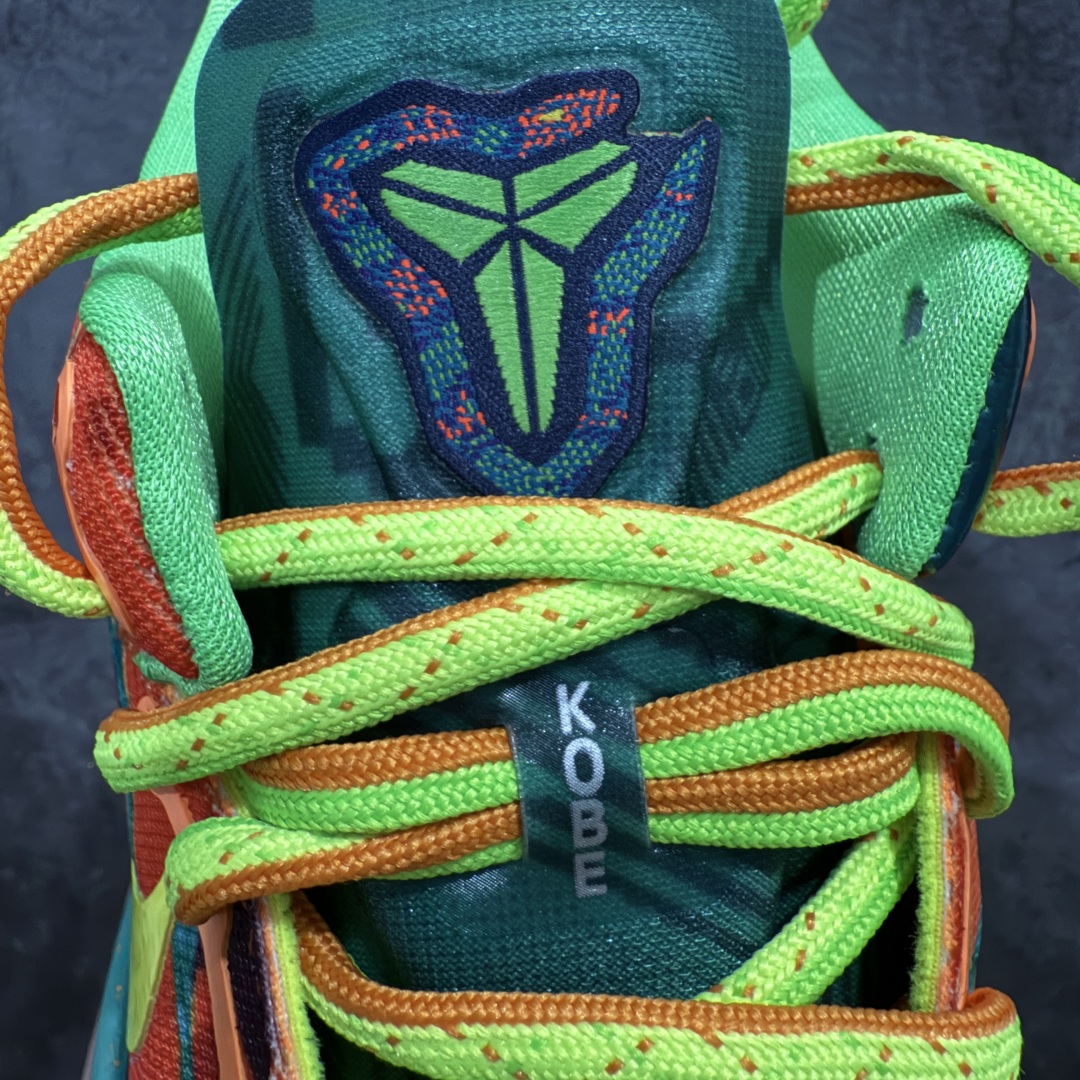 图片[4]-【S2纯原】NK Kobe 8 What The Kobe (WTK) 纯原生产线 科比八代 橙蓝拼色鸳鸯 #React科技鞋垫加持 实战配置直接拉满 #原楦纸板开发 鞋身流线型、后跟塑形，区分土肥圆 #原厂针织鞋面一针一线匹配原版 #全身鞋材卡料色独家定制 唯一万针立体刺绣SWOOSH #真实底模最大48.5 实战利器 专供海外市场 货号：HM9621-900 尺码：40 40.5 41 42 42.5 43 44 44.5 45 46 47.5 48.5（脚宽、脚胖 建议买大半码）-选品中心